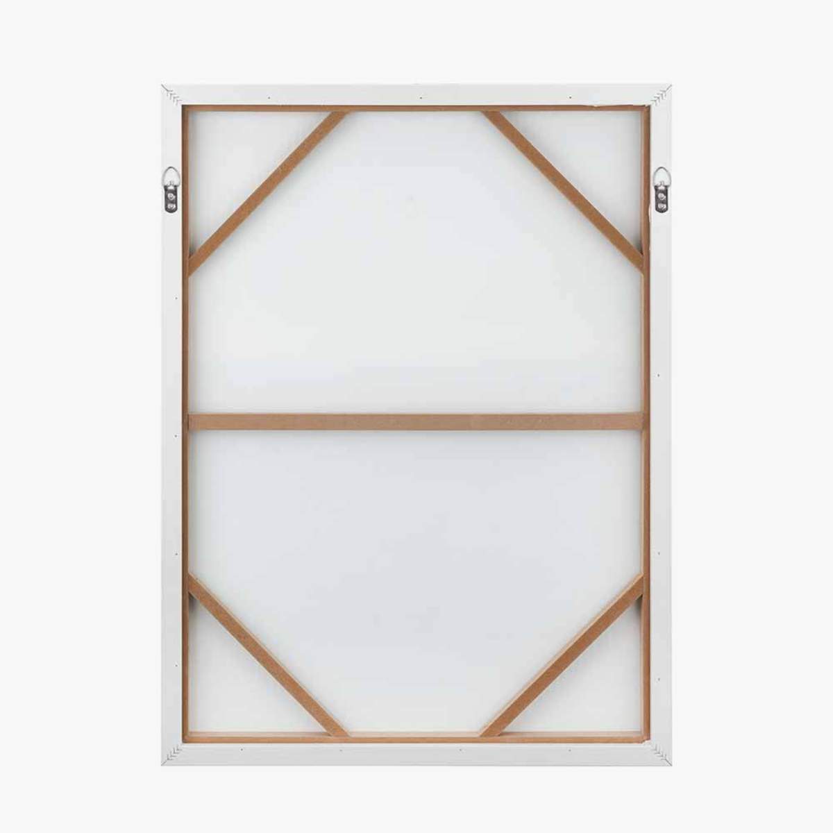 Pacific Lifestyle Blues Abstract Canvas with White Frame