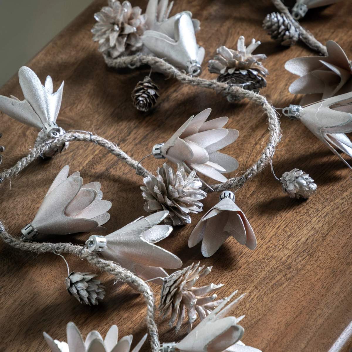 Gallery Direct Blush Cone & Floral Garland