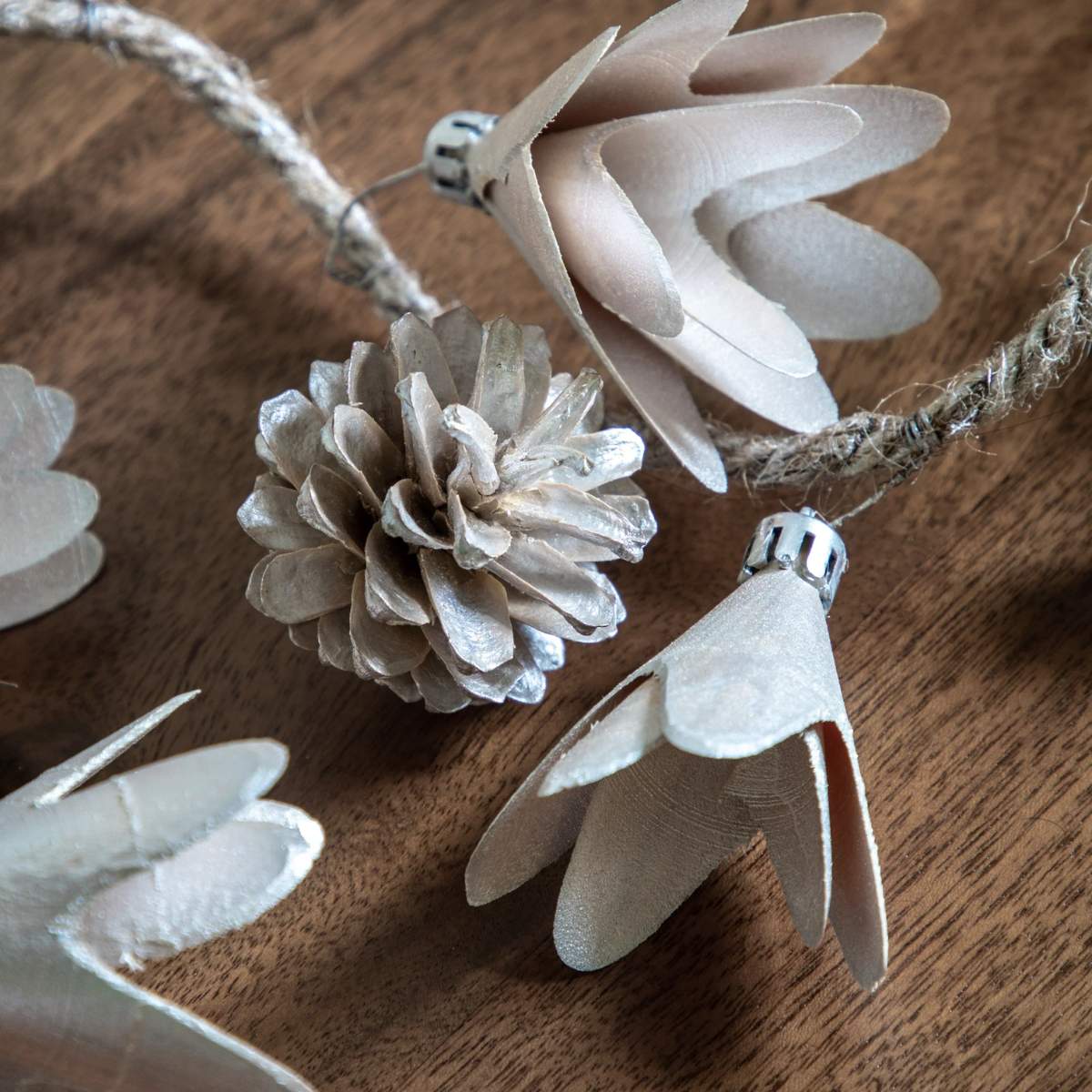 Gallery Direct Blush Cone & Floral Garland