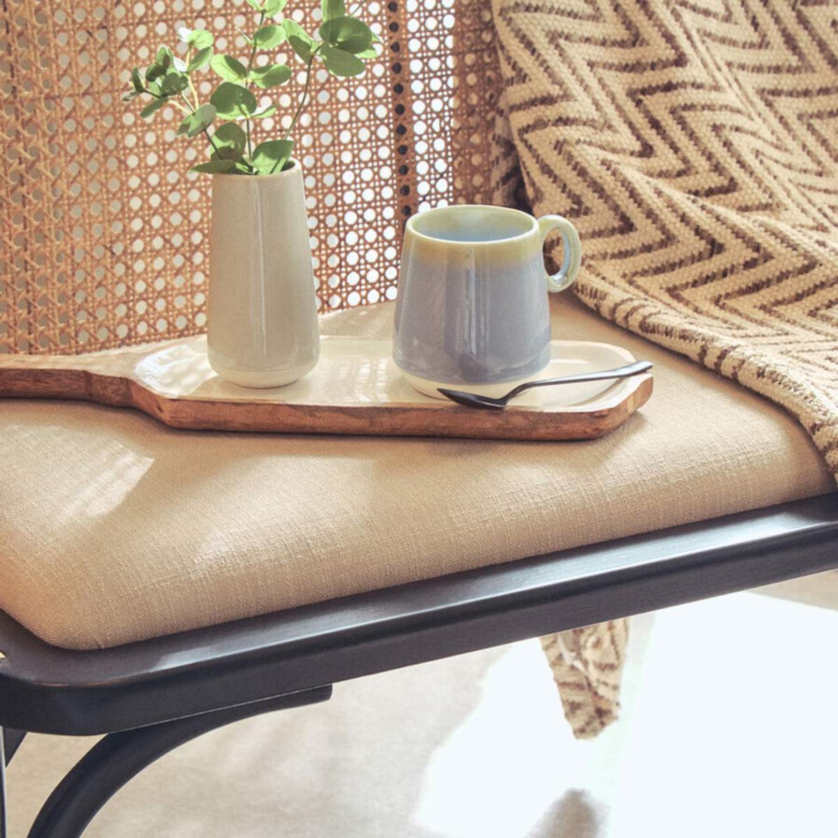 Beaumonde Home Bosie Chevron Woven Throw