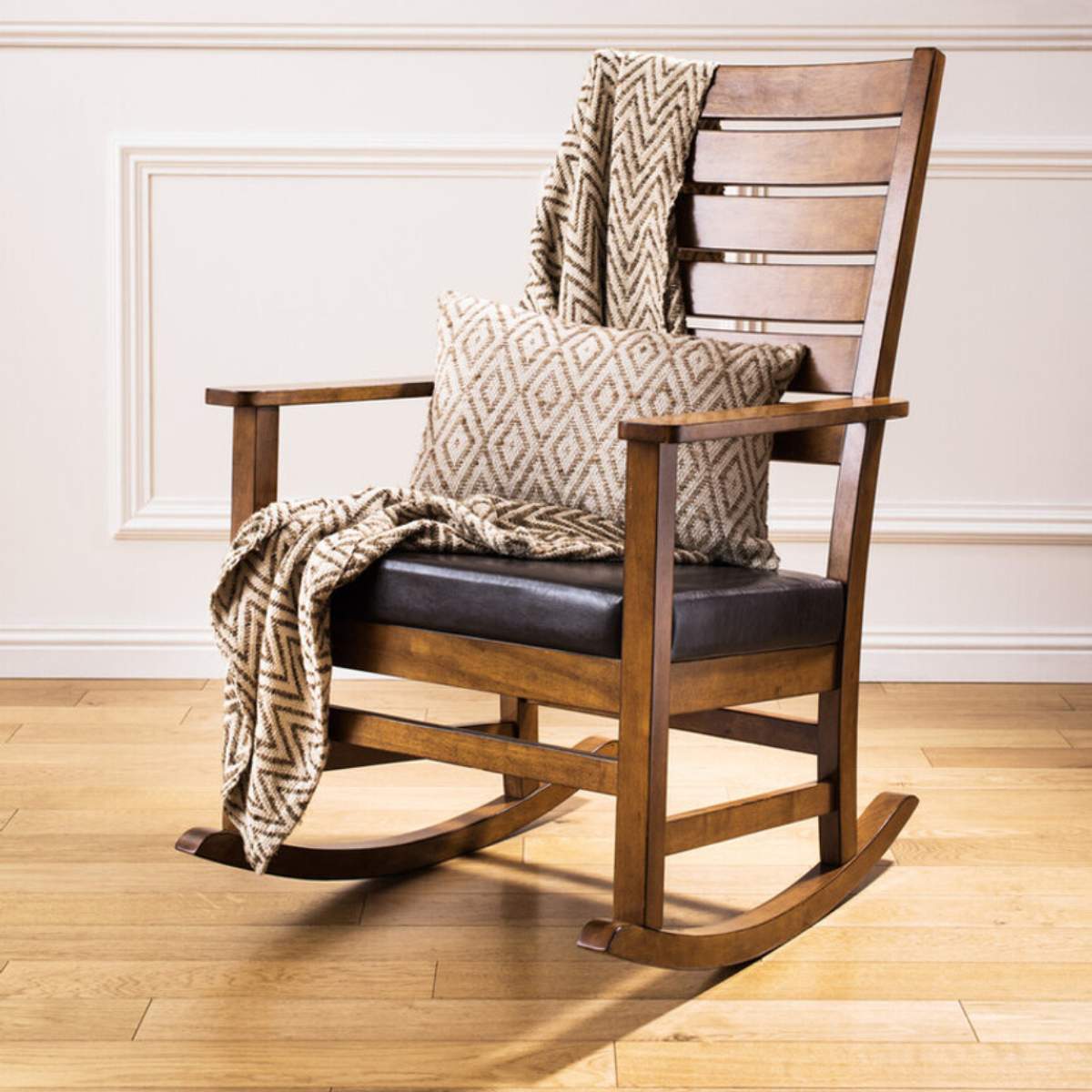 Beaumonde Home Bosie Chevron Woven Throw