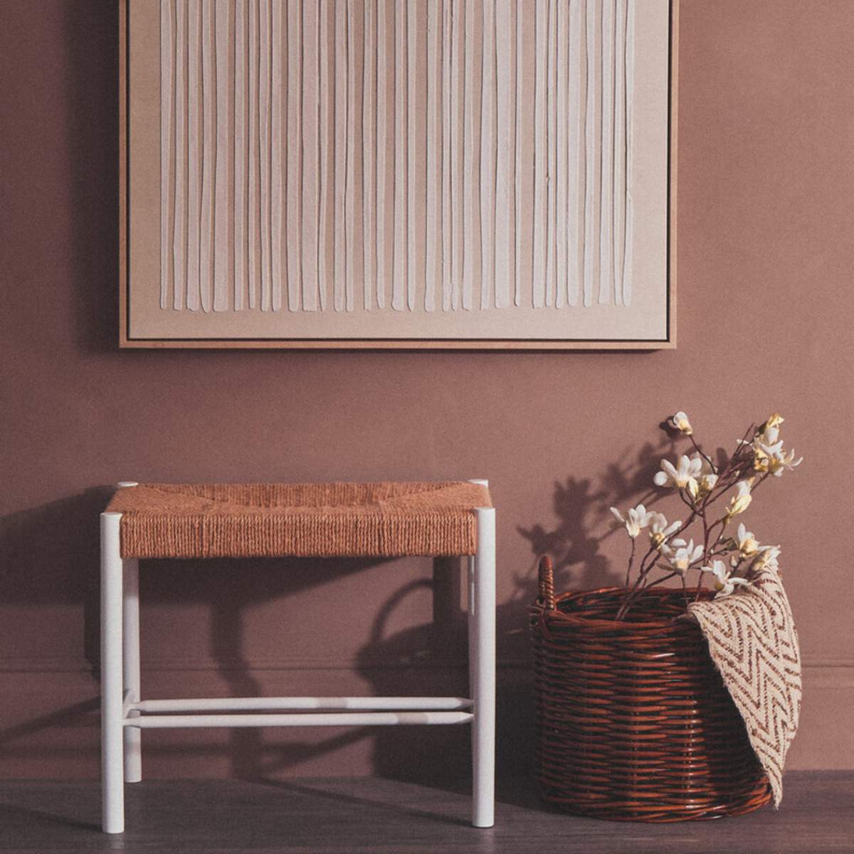 Beaumonde Home Bosie Chevron Woven Throw