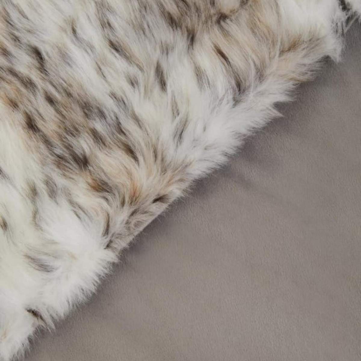 Beaumonde Home Bosie Lamina Animal Print Fur Throw