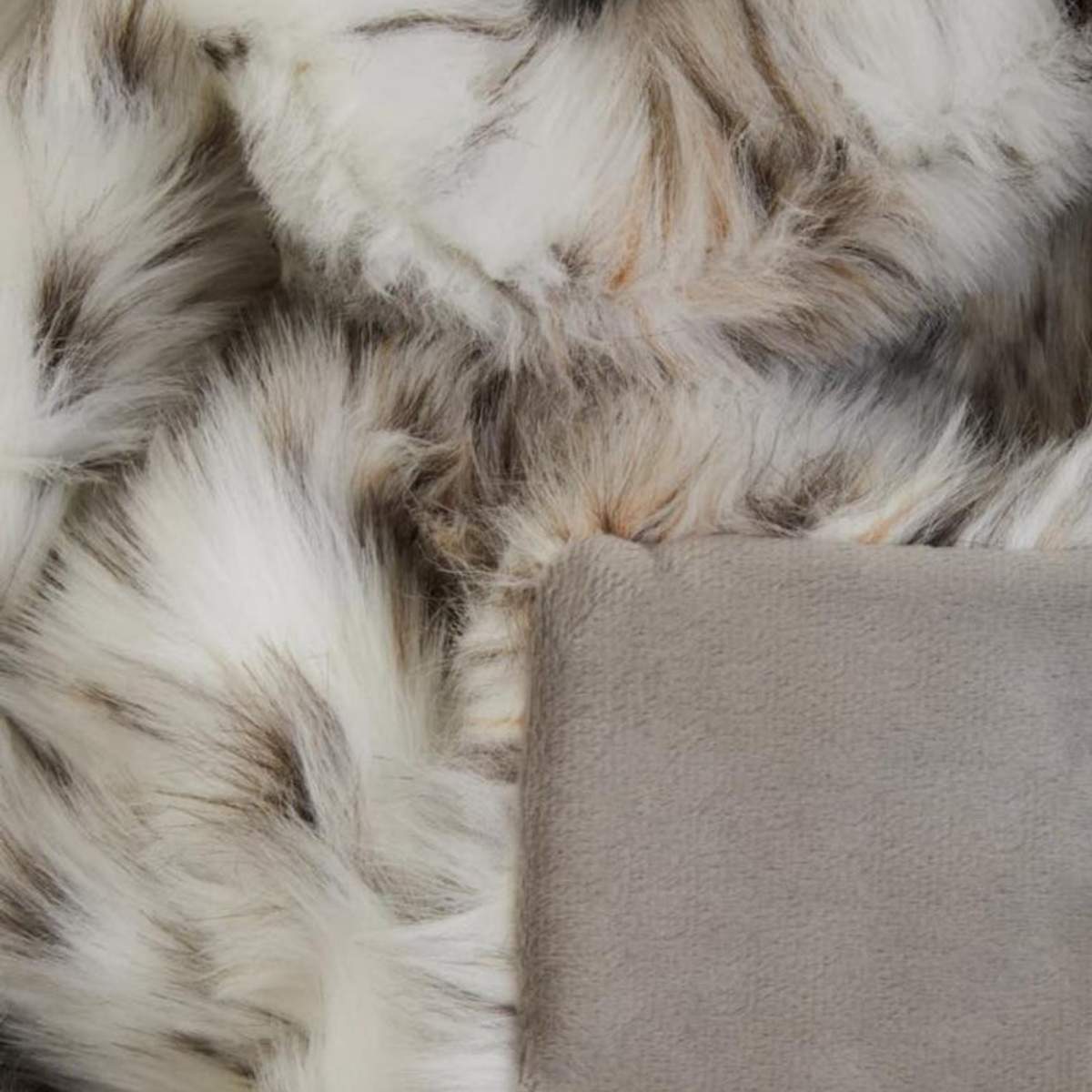 Beaumonde Home Bosie Lamina Animal Print Fur Throw