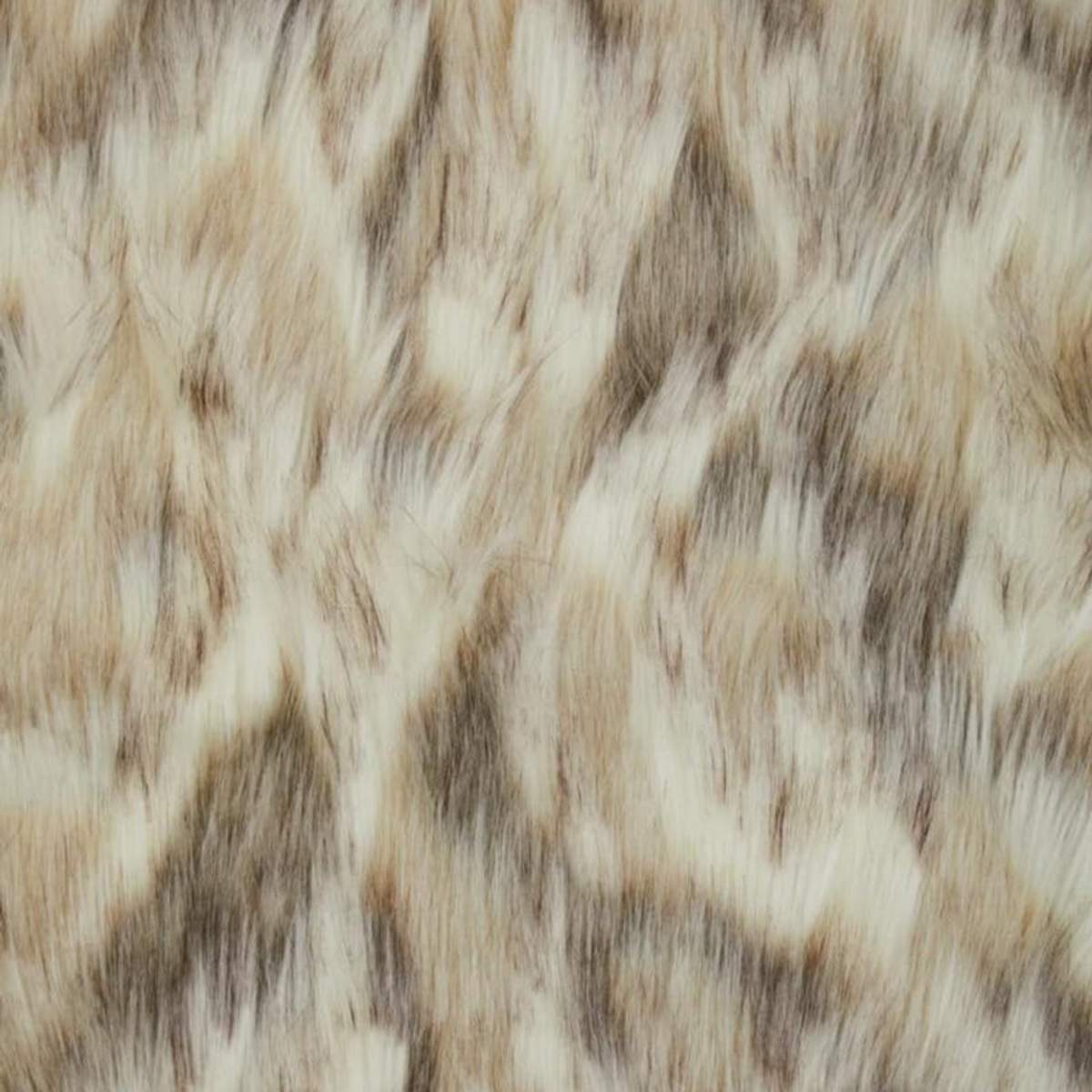 Beaumonde Home Bosie Lamina Natural Fur Throw