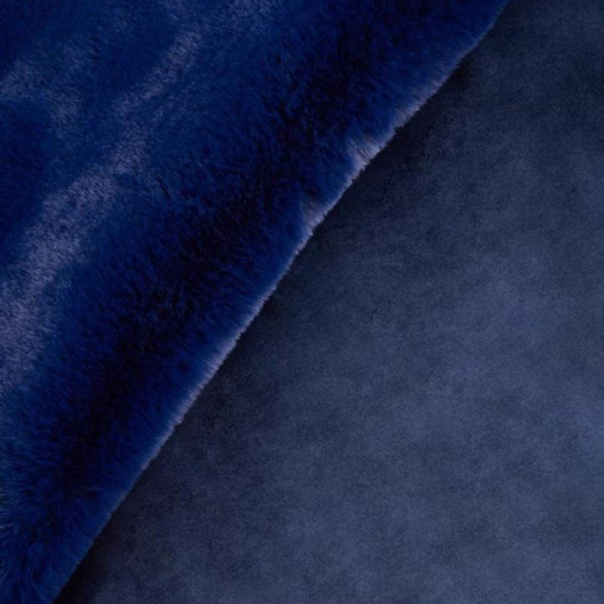 Beaumonde Home Bosie Lamina Navy Blue Throw