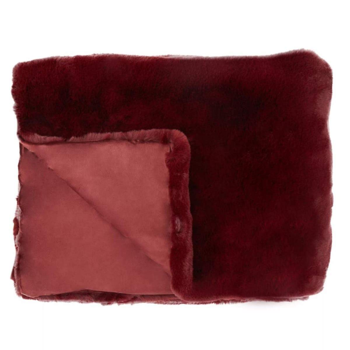 Beaumonde Home Bosie Lamina Red Wine Throw