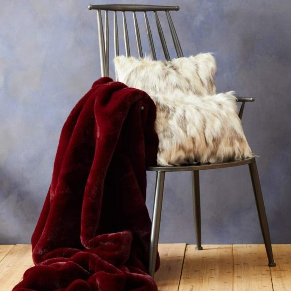 Beaumonde Home Bosie Lamina Red Wine Throw