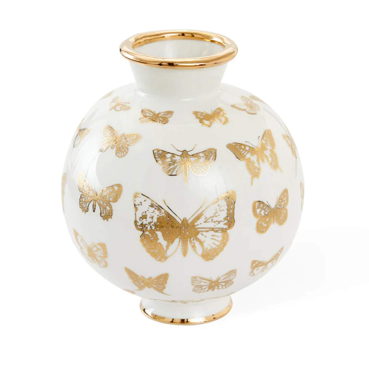 Jonathan Adler Botanist Round Butterfly Vase