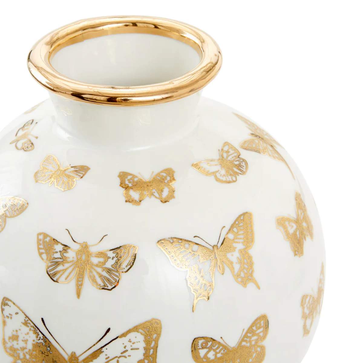Jonathan Adler Botanist Round Butterfly Vase