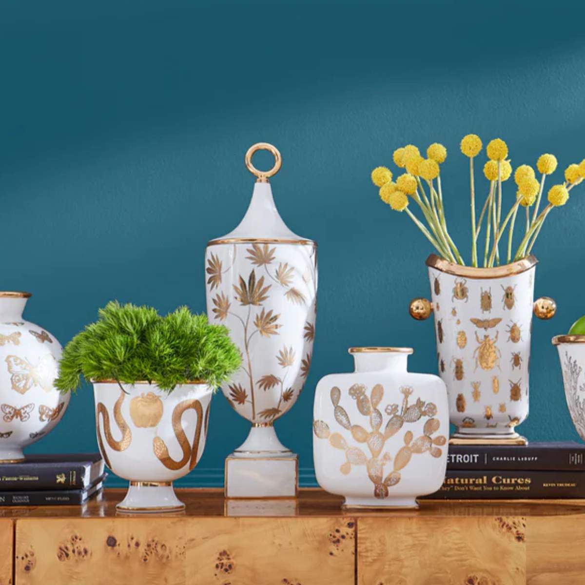 Jonathan Adler Botanist Snake & Apple Bowl