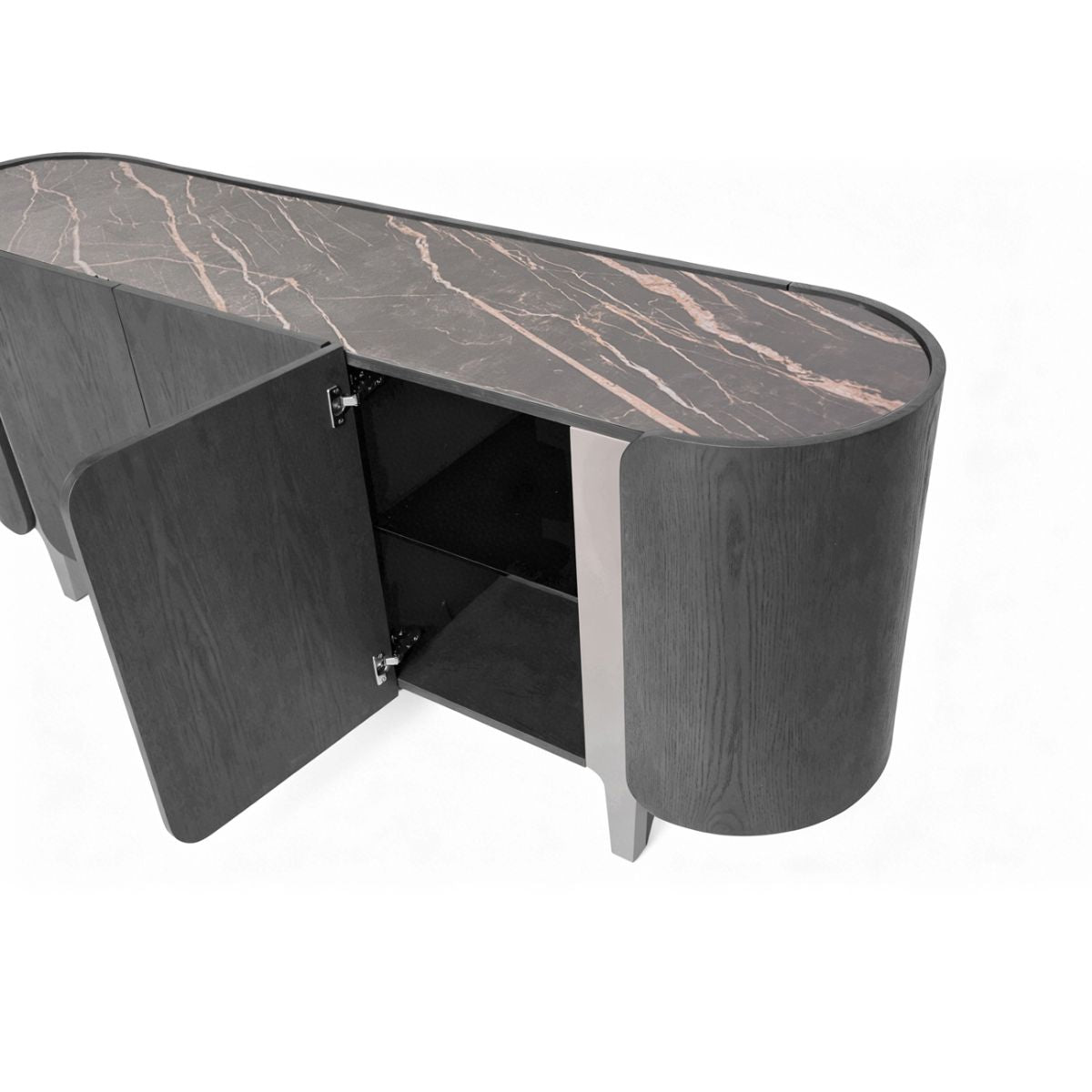 Libra Interiors Branwick Sideboard Deep Charcoal