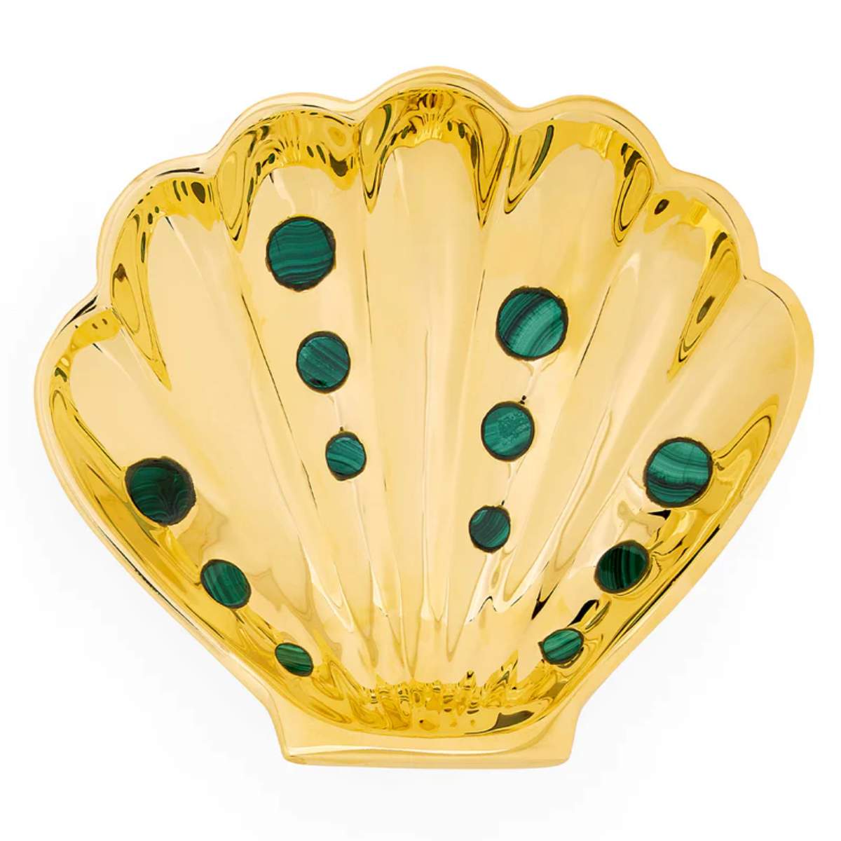 Jonathan Adler Brass Clam Shell Tray