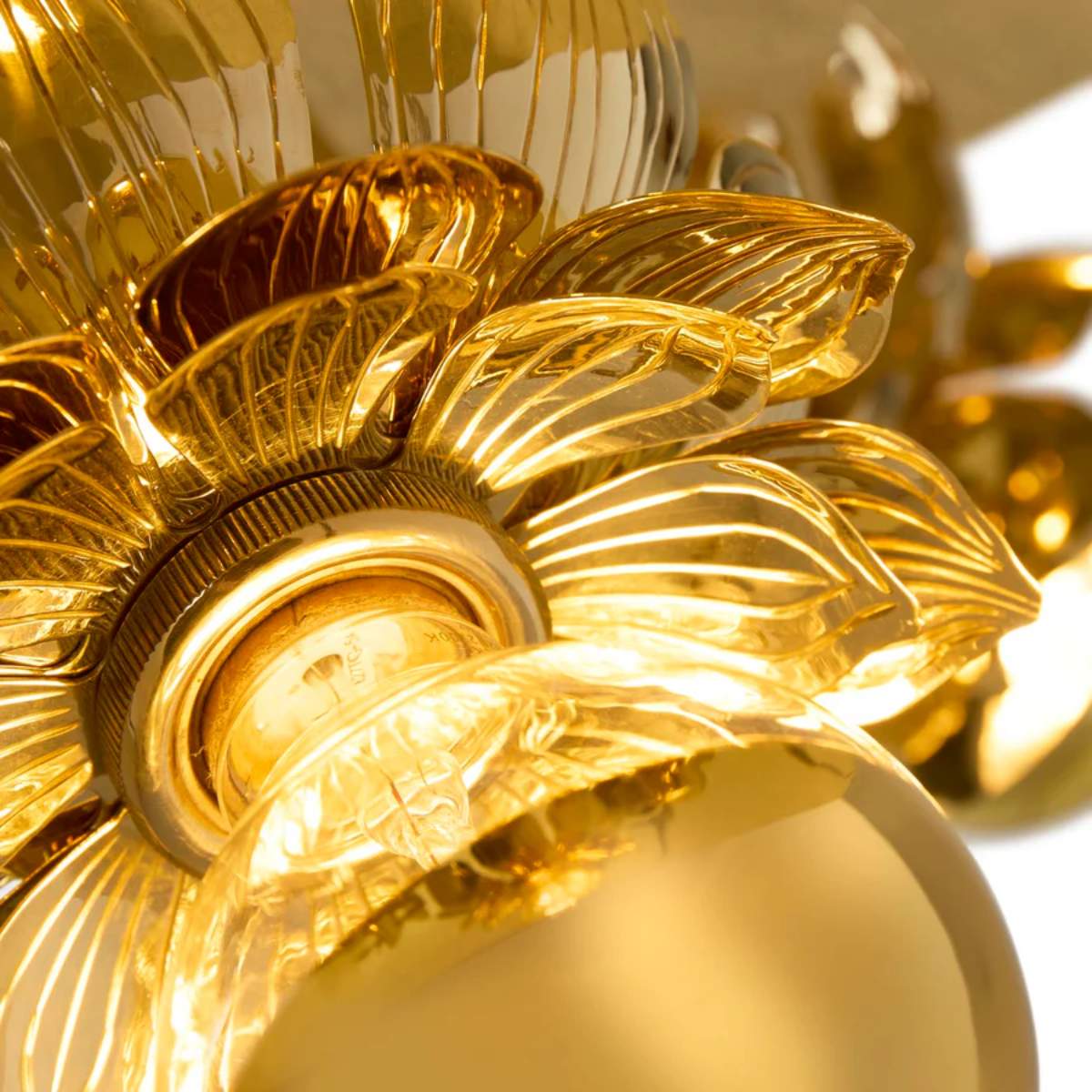 Jonathan Adler Brass Flower Pendant