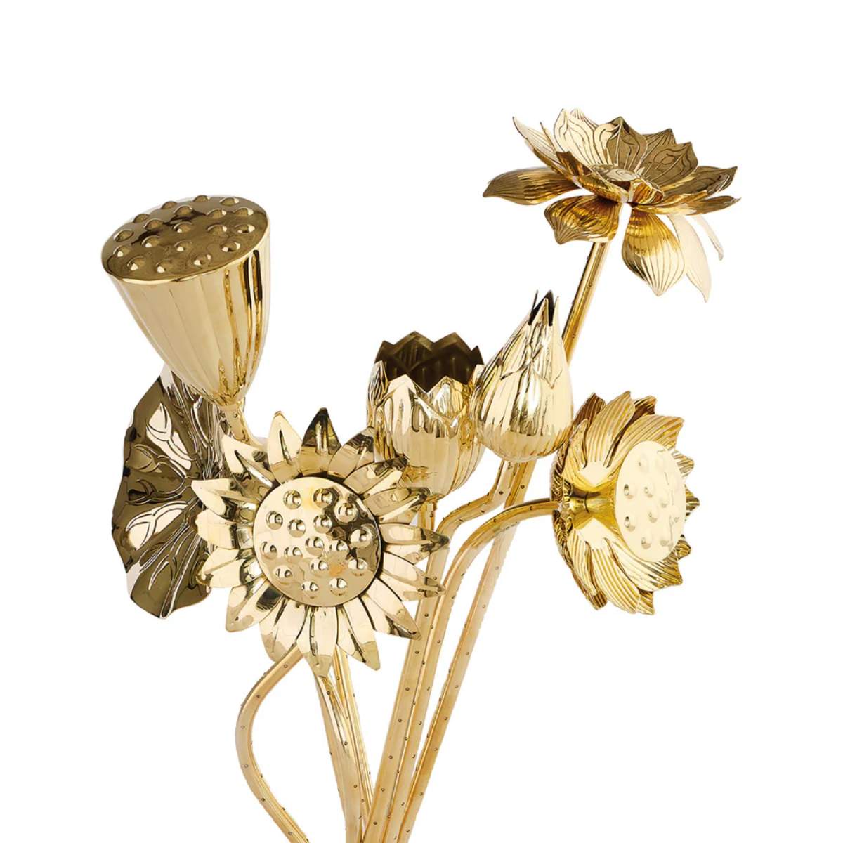 Jonathan Adler Brass Flowers Bouquet