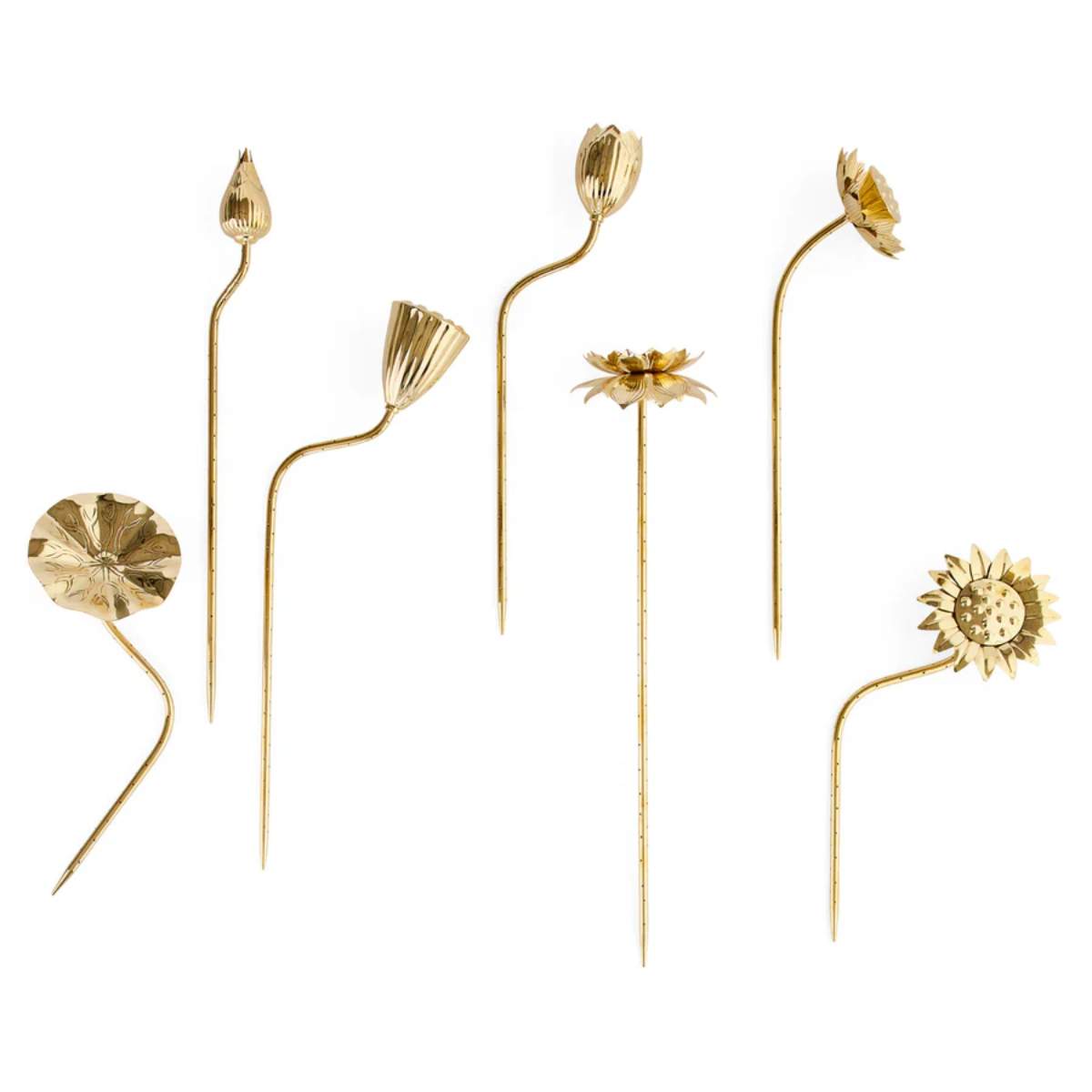 Jonathan Adler Brass Flowers Bouquet