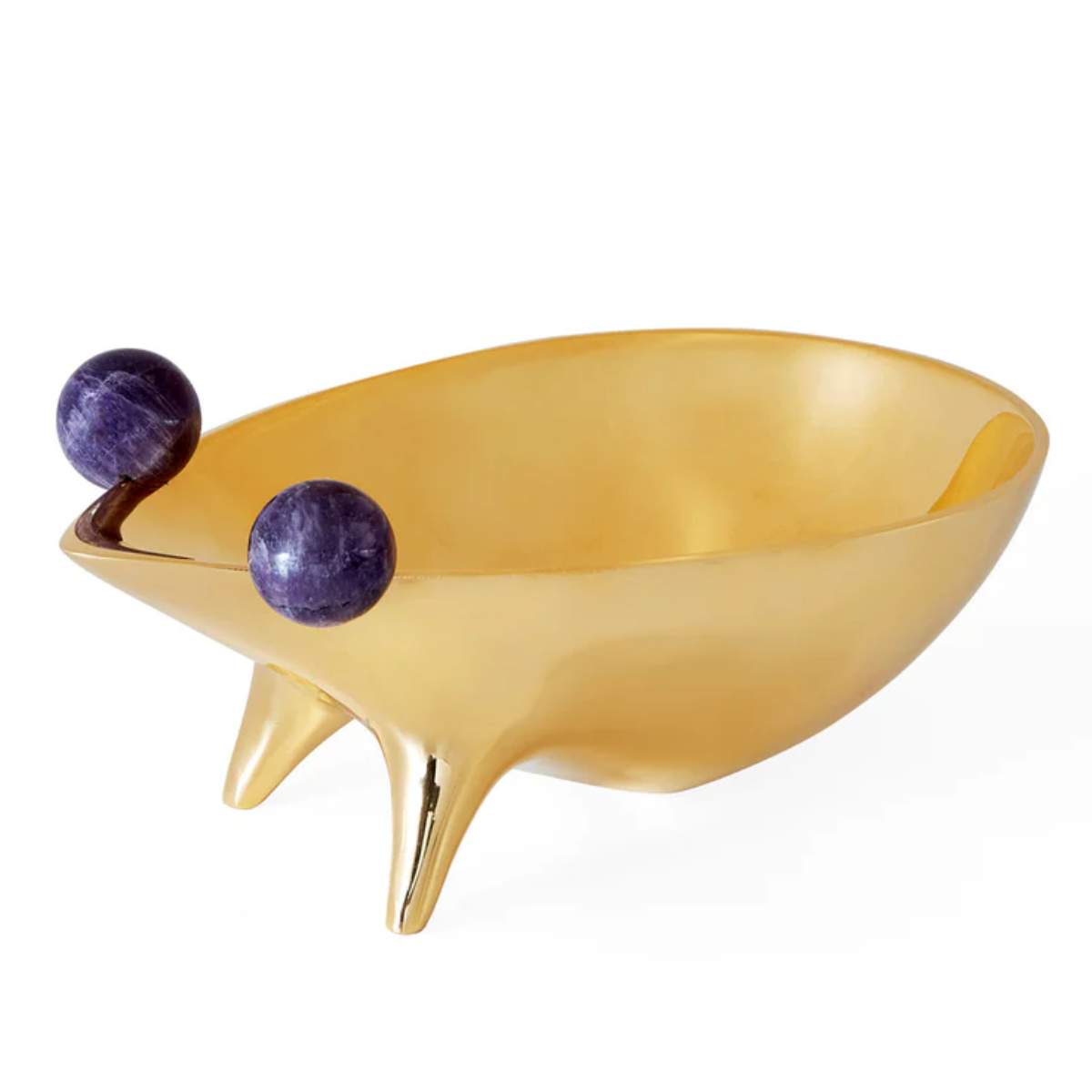 Jonathan Adler Brass Frog Bowl