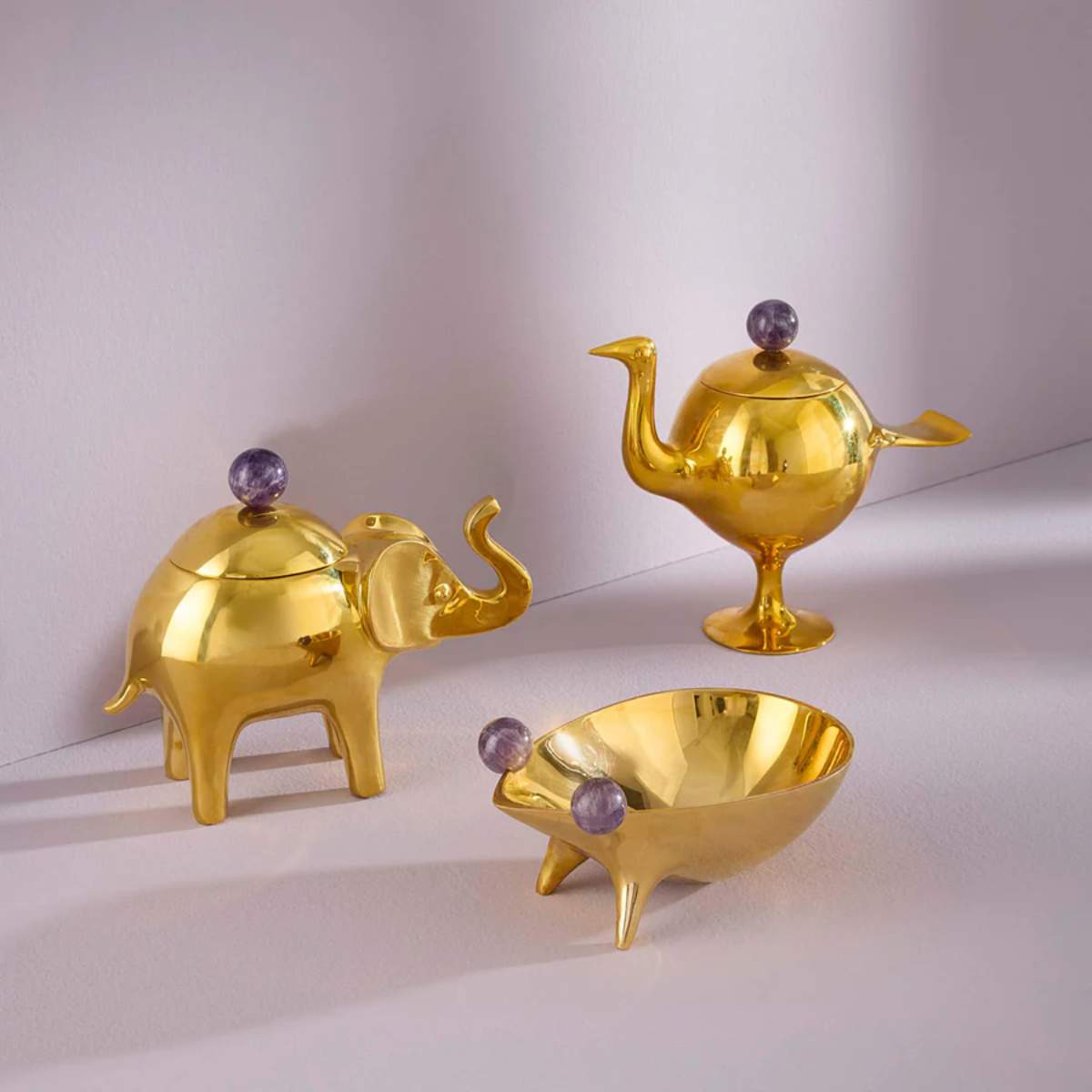 Jonathan Adler Brass Frog Bowl