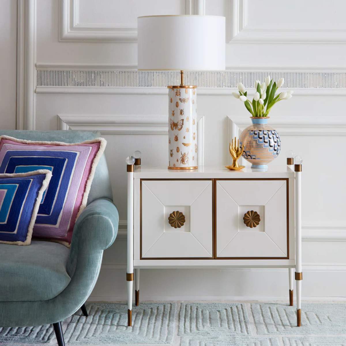 Jonathan Adler Brass Hand Ring Holder