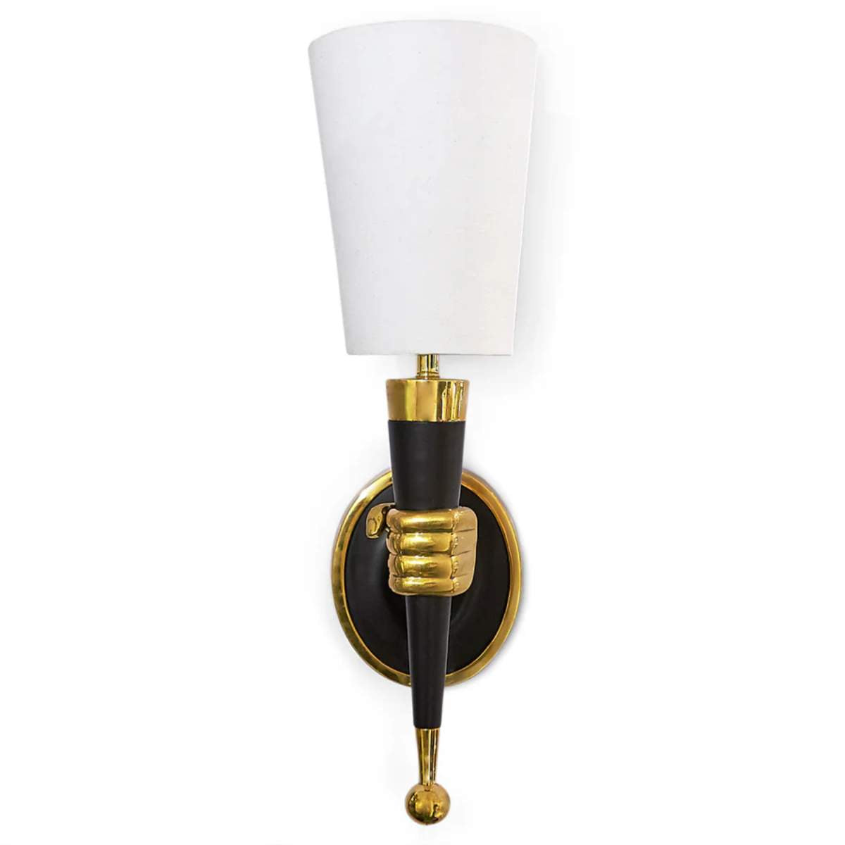 Jonathan Adler Brass Hand Sconce