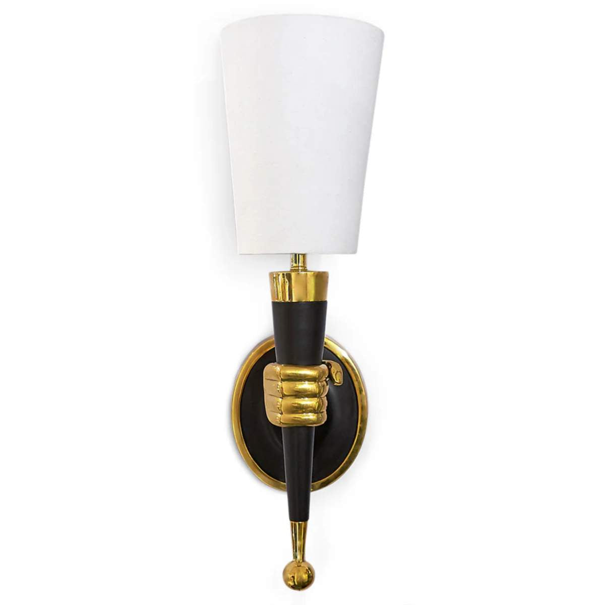Jonathan Adler Brass Hand Sconce