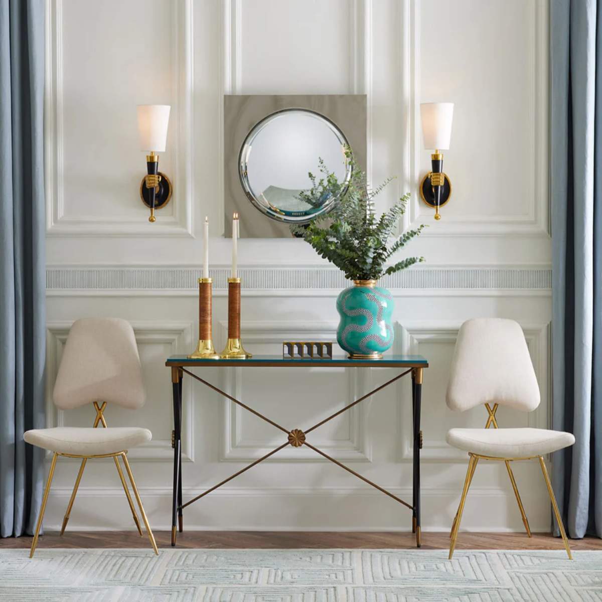 Jonathan Adler Brass Hand Sconce
