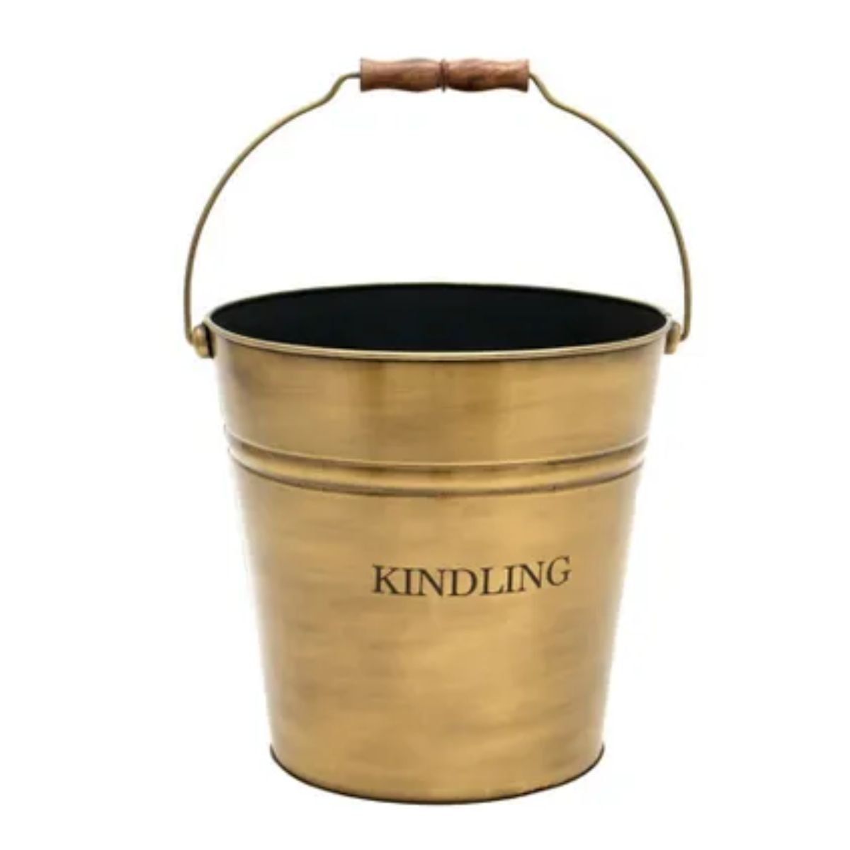 Ivyline Brass Kindling Bucket H30.5Cm W30.5Cm