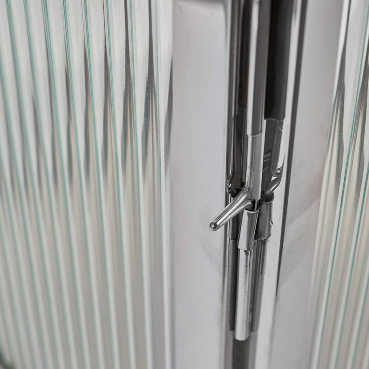 Pacific Lifestyle Brass Metal and Smoked Glass Panelled Hurricane