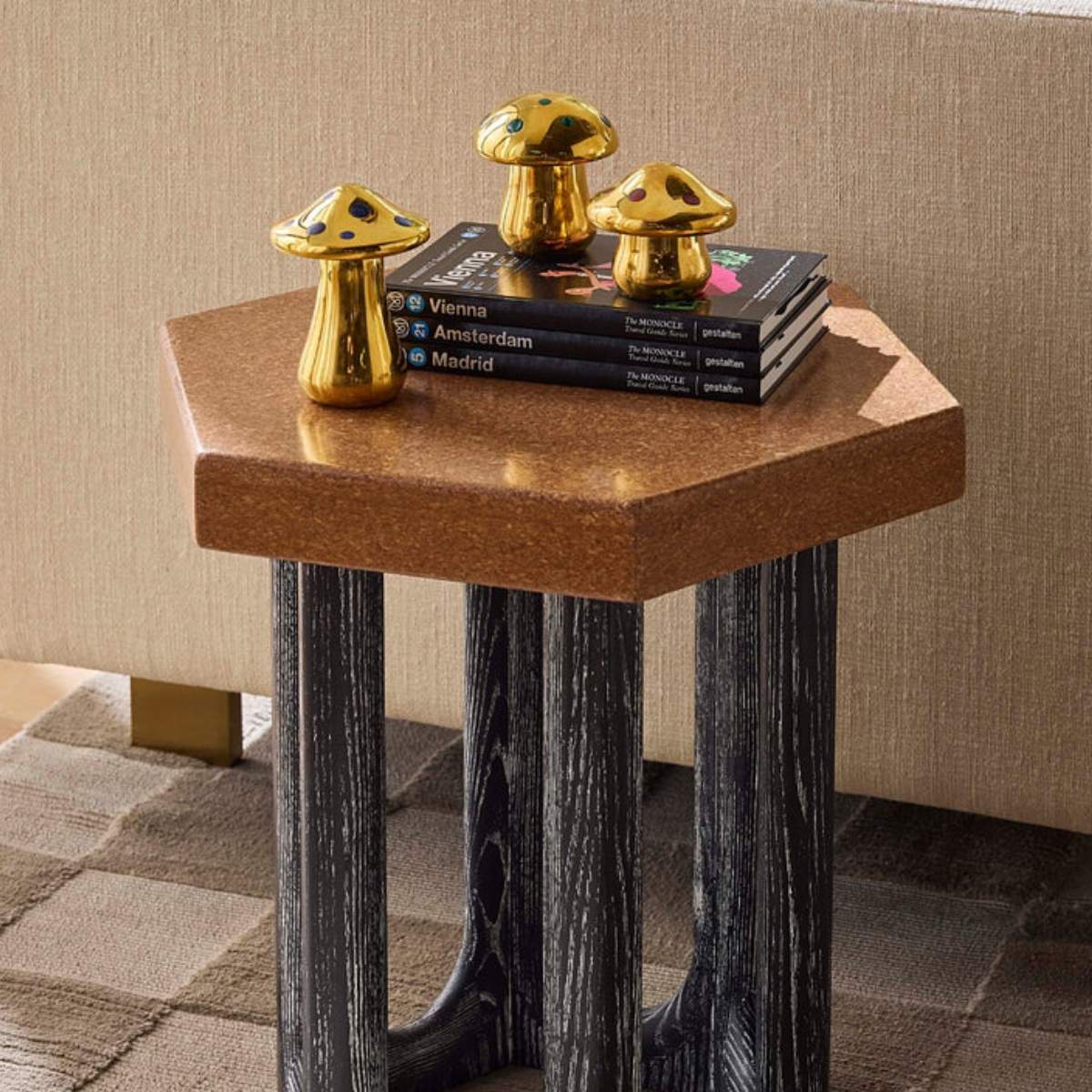 Jonathan Adler Brass Mushroom Box Large