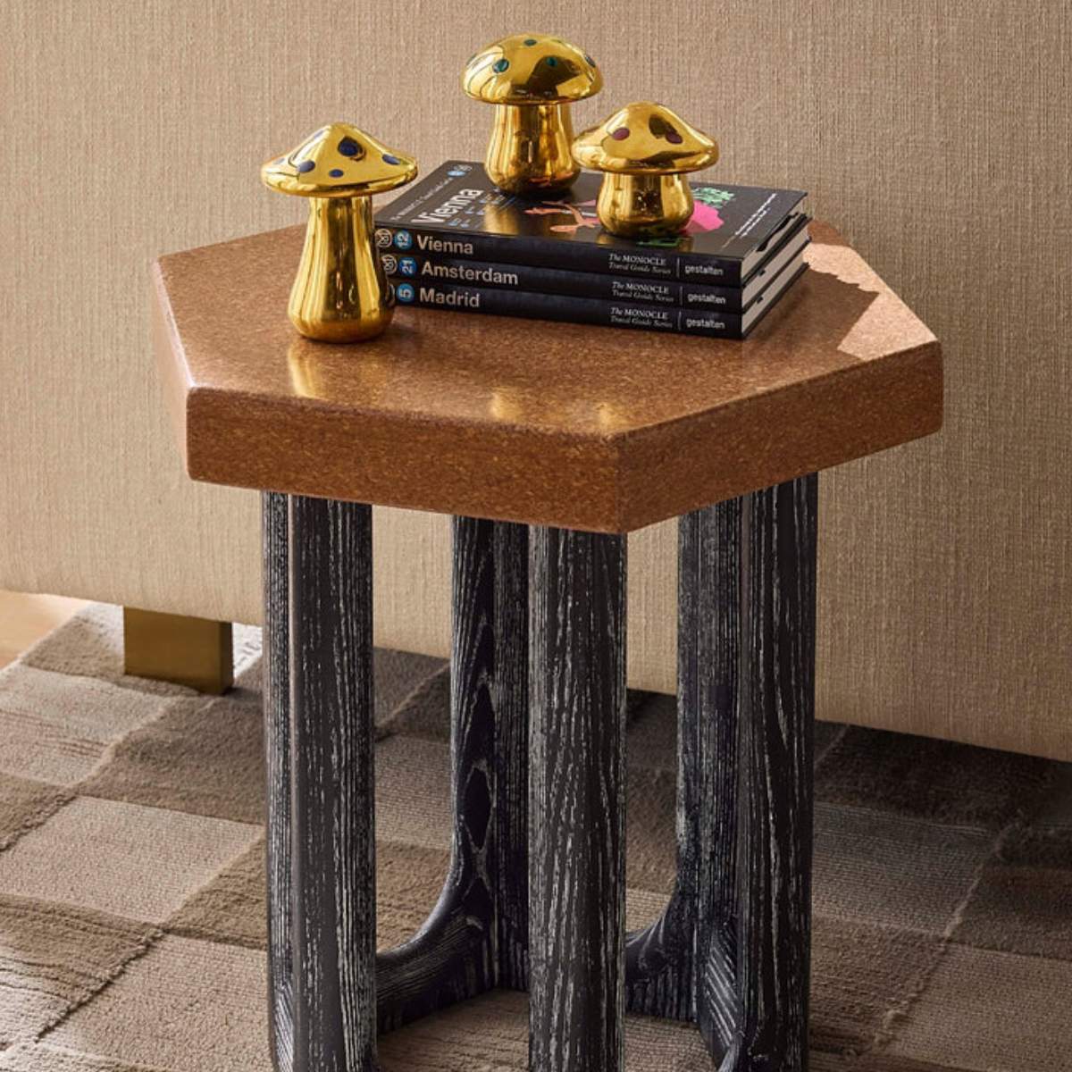 Jonathan Adler Brass Mushroom Box Small