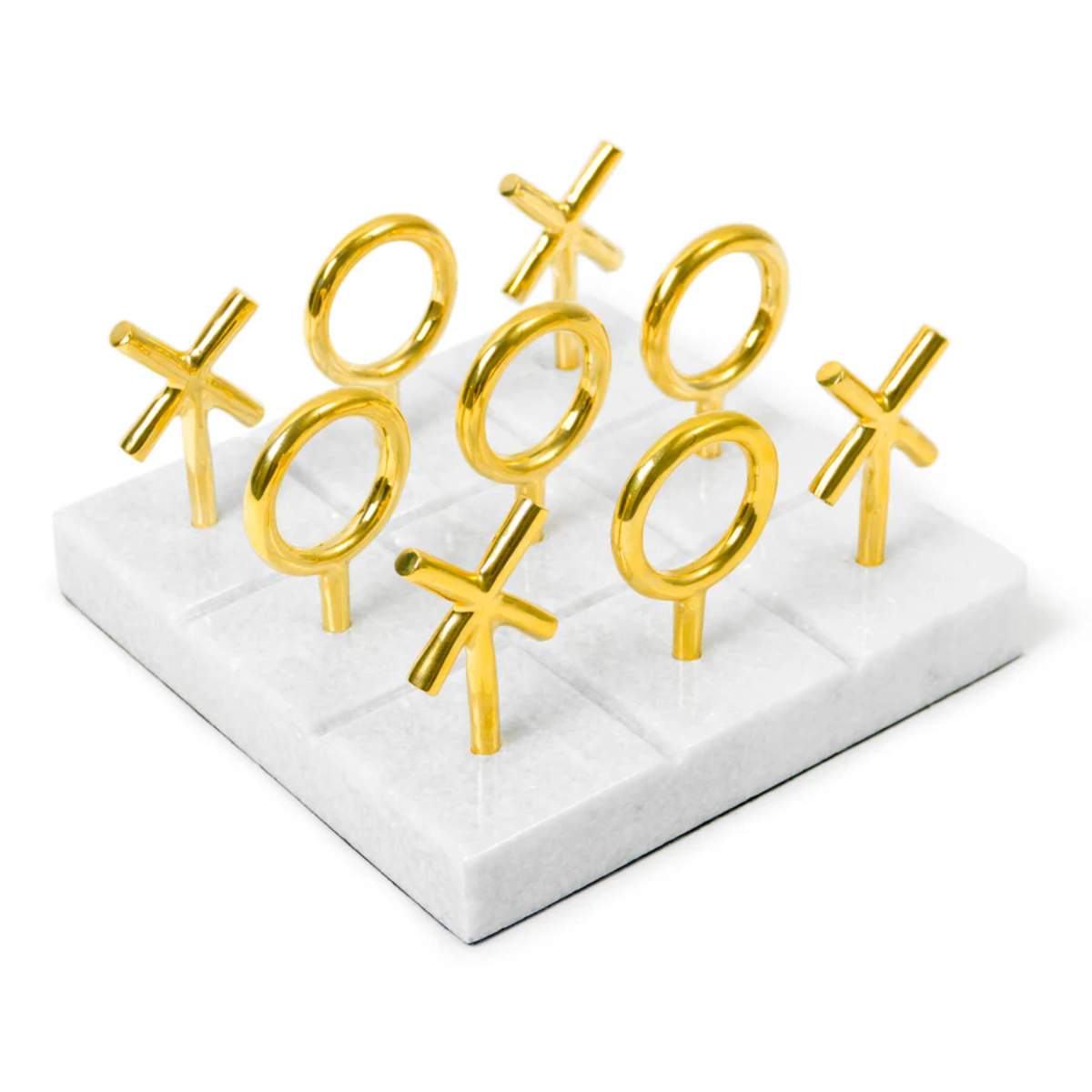 Jonathan Adler Brass Tic-Tac-Toe Set
