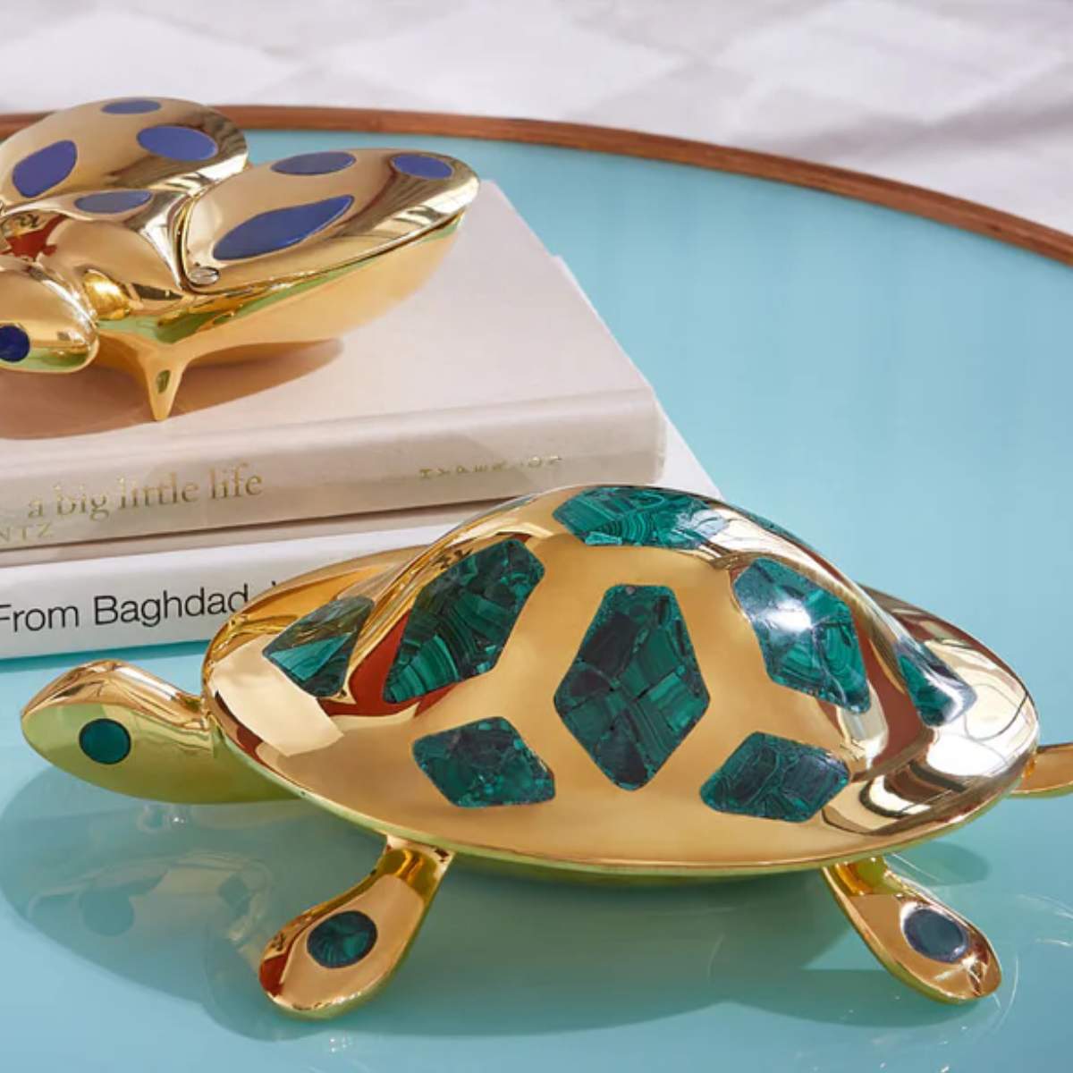 Jonathan Adler Brass Turtle Box