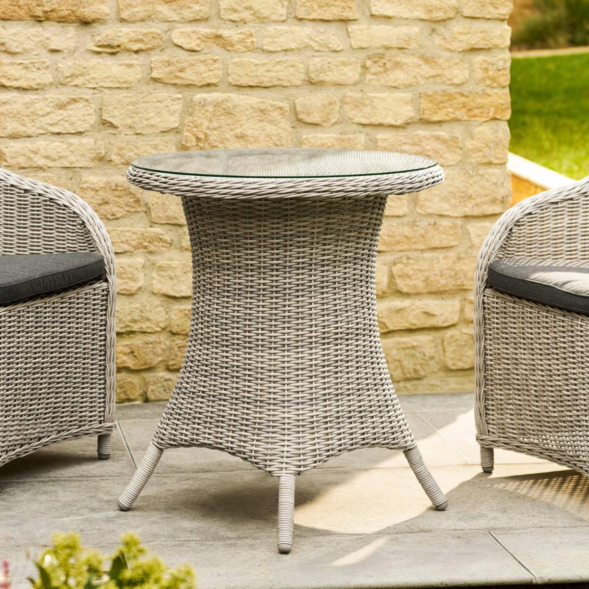 Garden Trading Brayford Bistro Set Light Grey