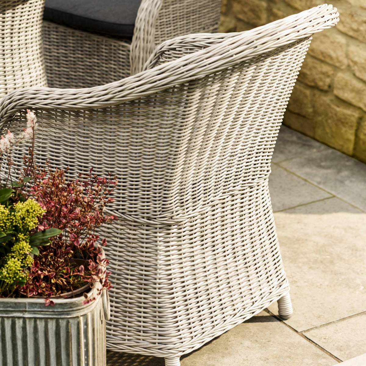 Garden Trading Brayford Bistro Set Light Grey