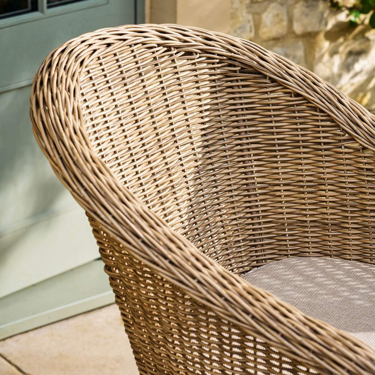 Garden Trading Brayford Bistro Set Dark Natural