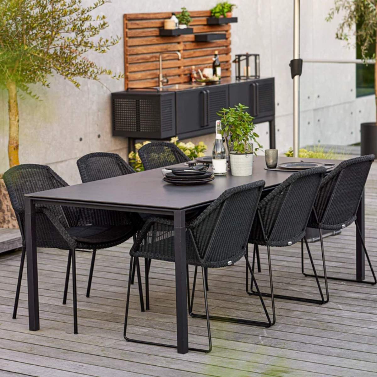 Cane-line Breeze Chair, Stackable