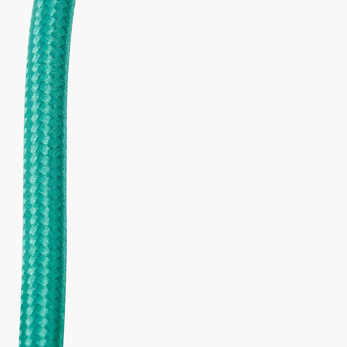Designers Guild Brera Rattan Small Table Lamp Emerald