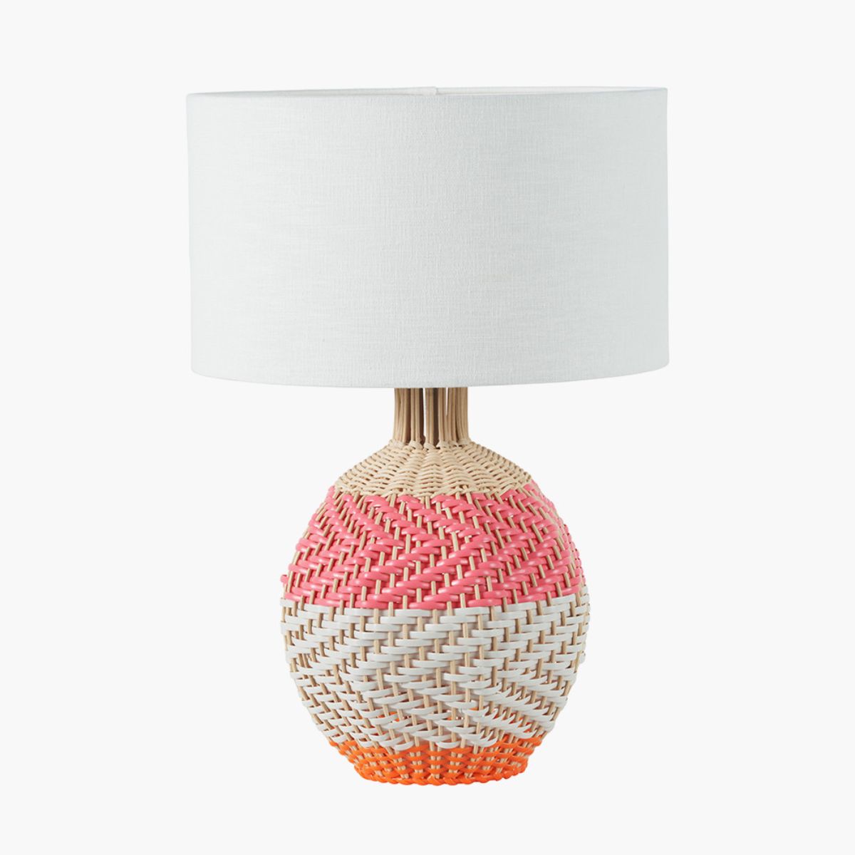 Designers Guild Brera Rattan Small Table Lamp Pimento