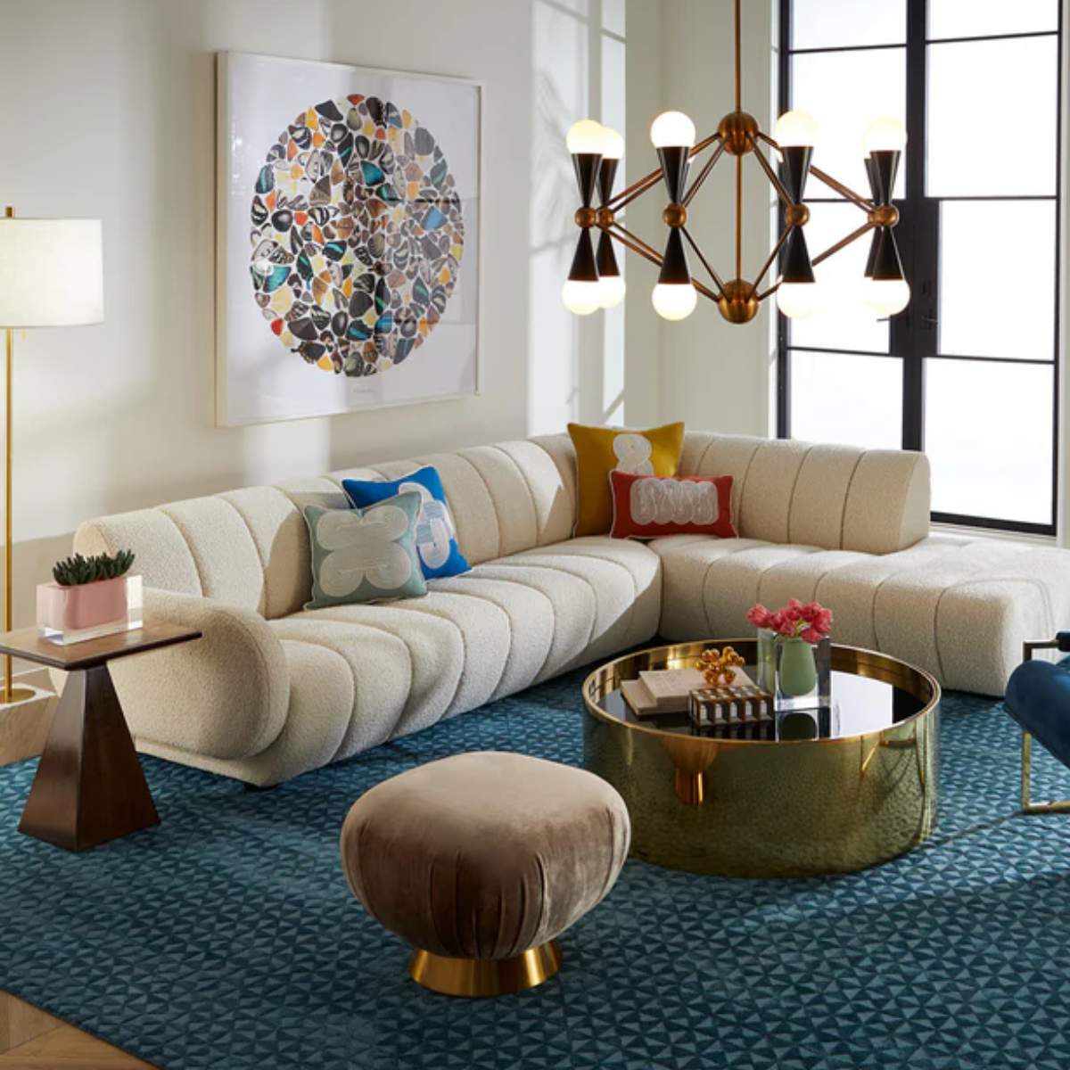 Jonathan Adler Brigitte 112.25" Sectional