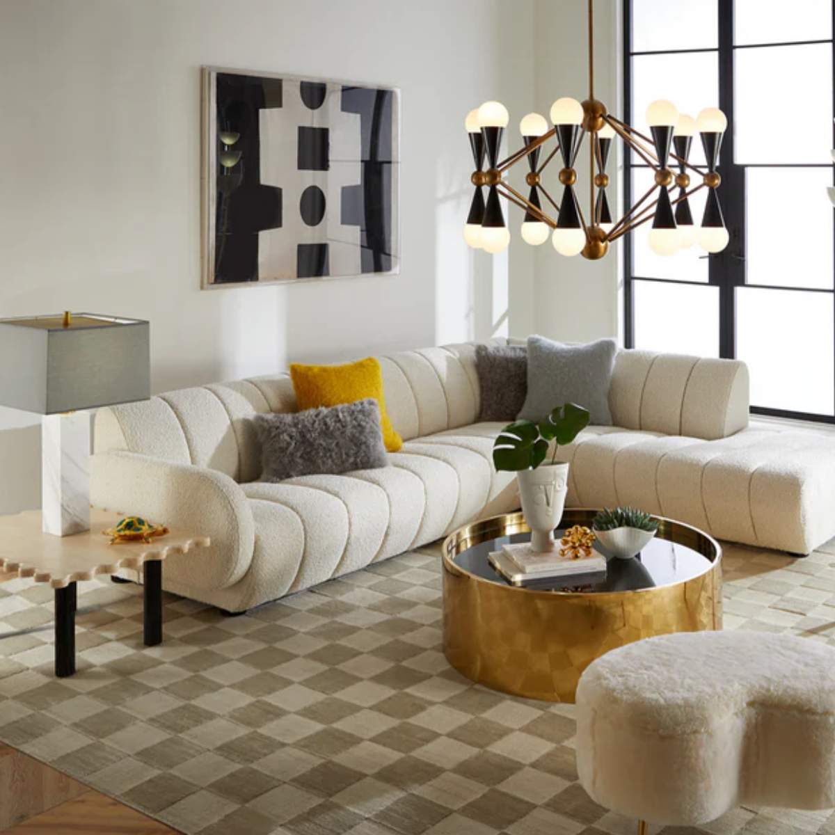 Jonathan Adler Brigitte 112.25" Sectional