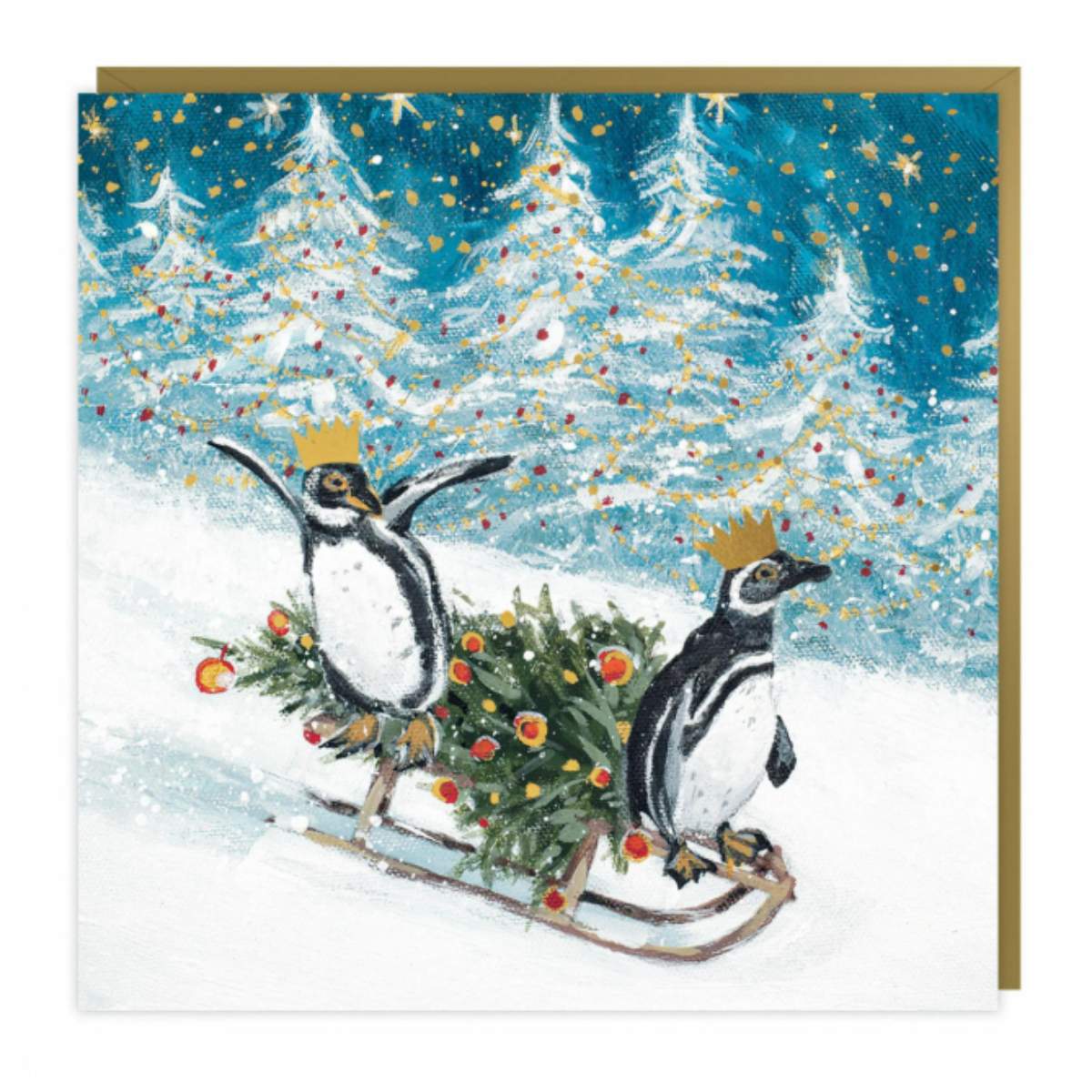 Artbeat Bringing Home The Tree Christmas Cards 48pk