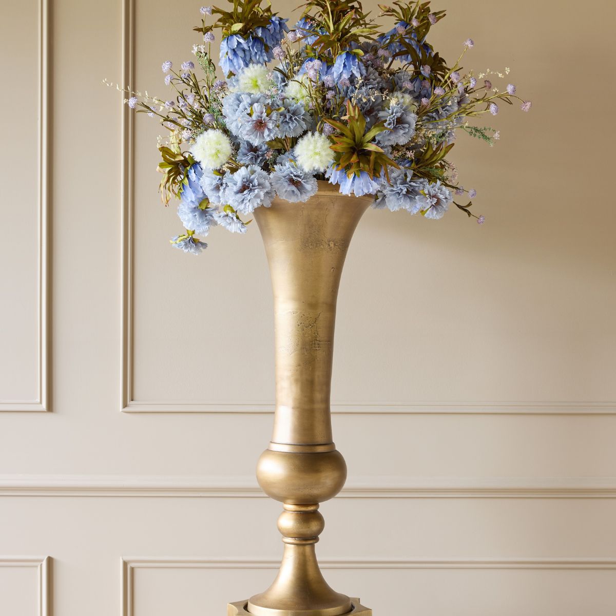 Libra Interiors Brockley Antique Brass Planter 100cm