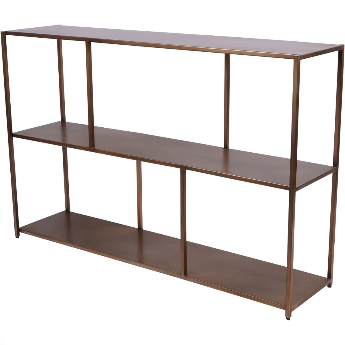 Libra Interiors Brooks Console Table Brushed Champagne