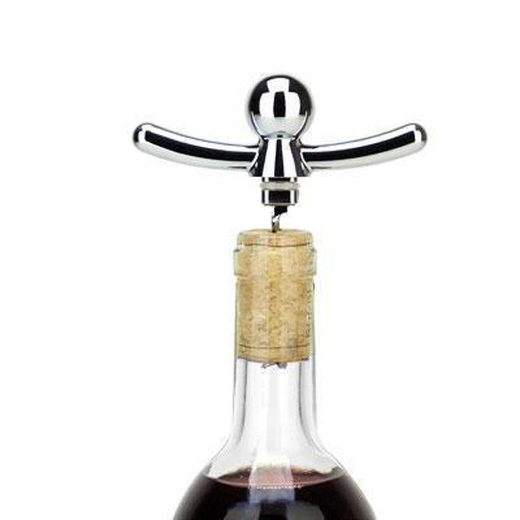 Buddy Corkscrew Bottle Opener - Nickel - Umbra-Beaumonde