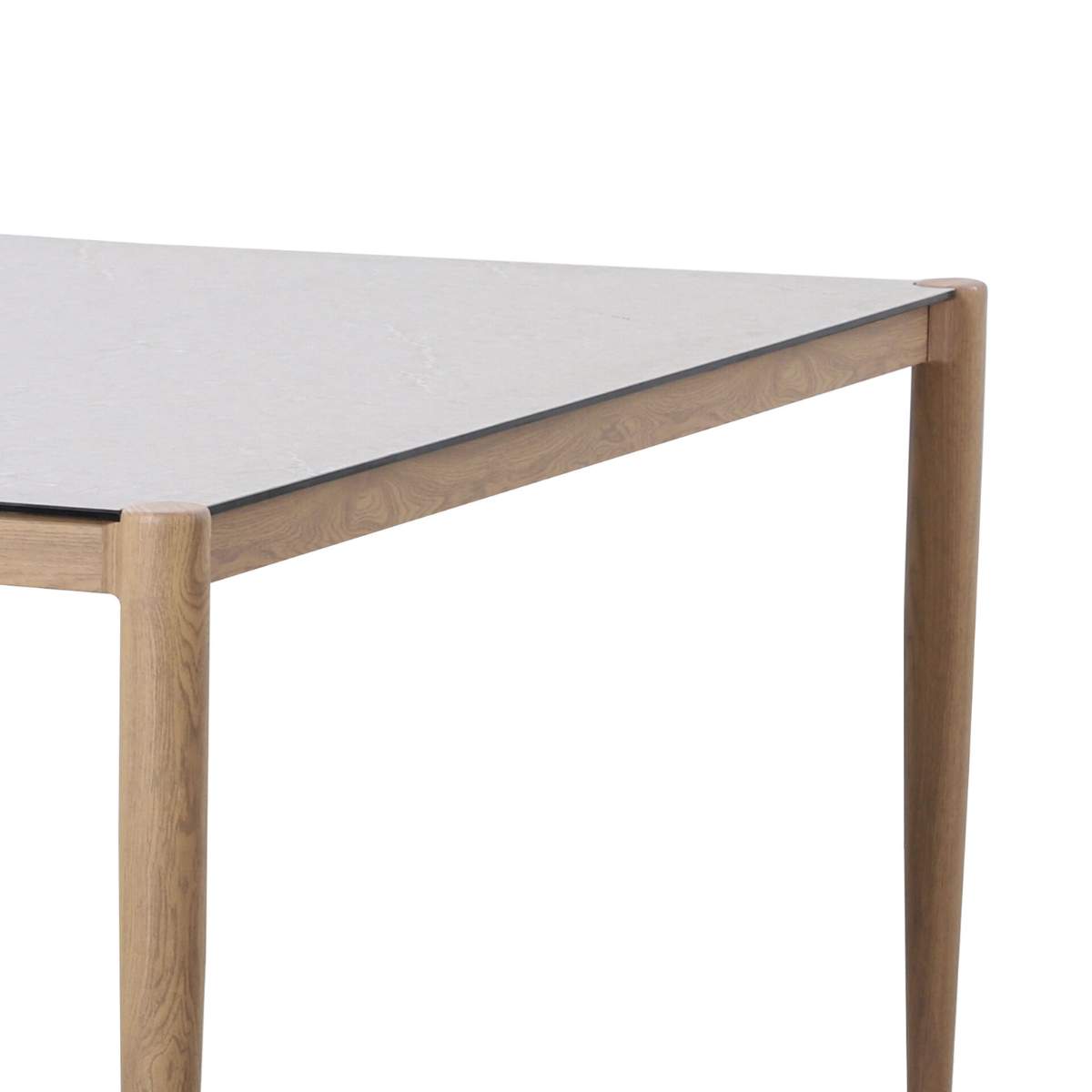 Maze Burford 6 Seat Aluminium Rectangular Dining Set - Almond