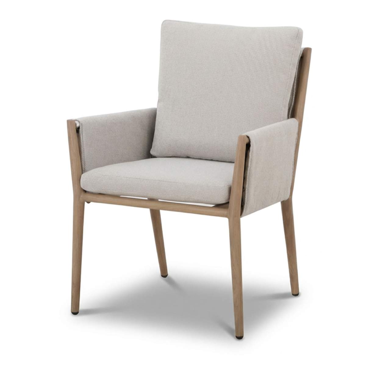 Maze Burford 8 Seat Aluminium Square Dining Set - Almond