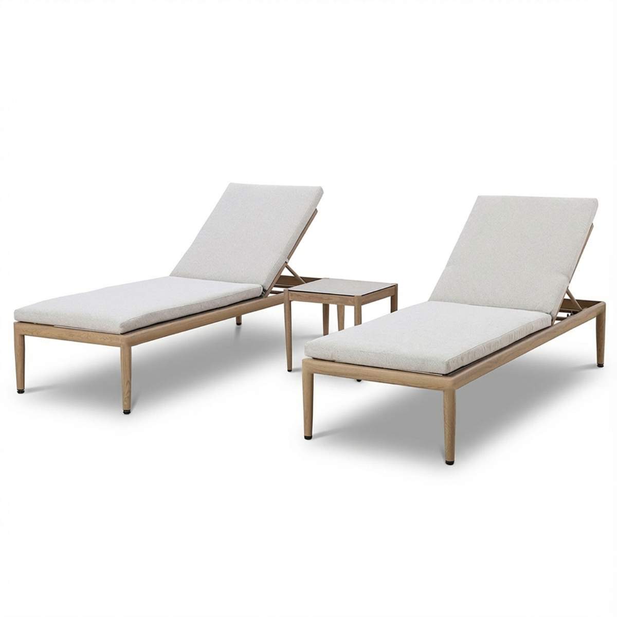 Maze Burford Aluminium Sunlounger Set