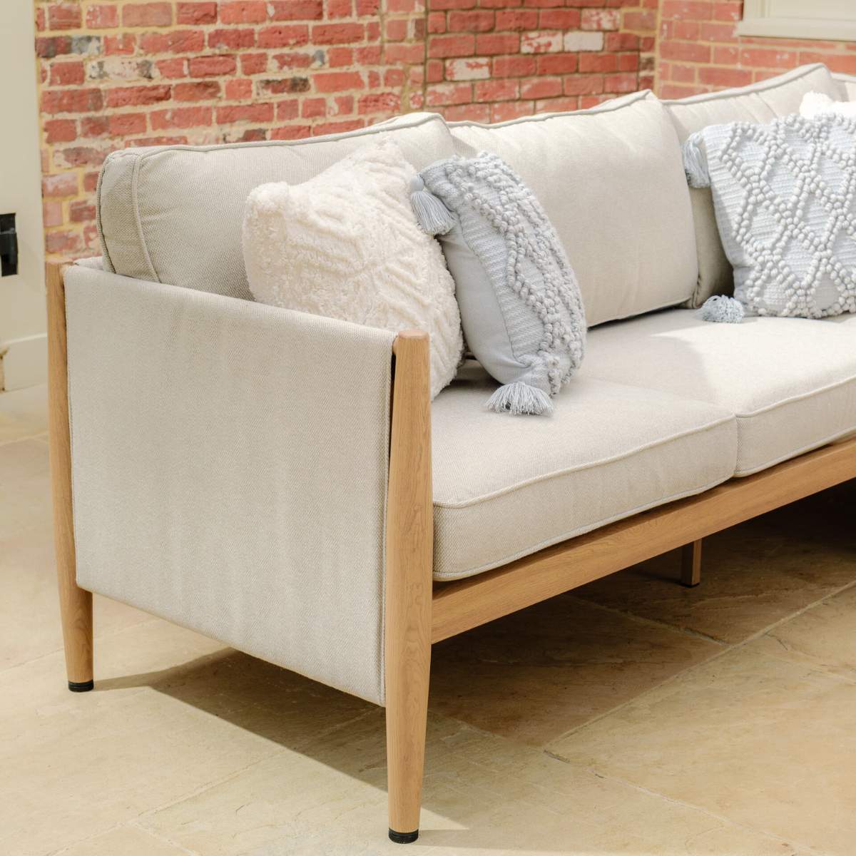 Maze Burford Large Aluminium Corner Sofa Set