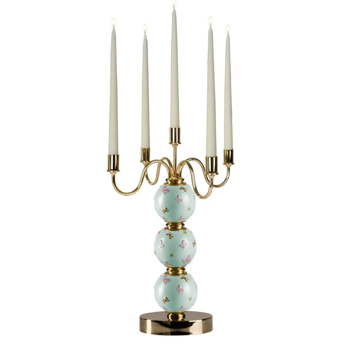 Villari Butterfly Candelabra 5 Arms