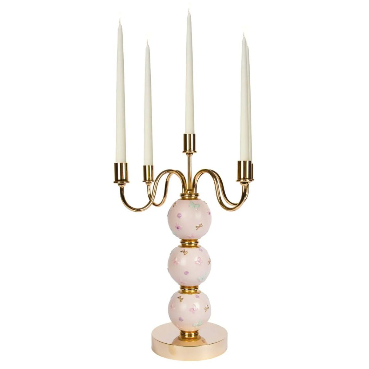Villari Butterfly Candelabra 5 Arms